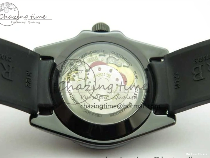 0601 FashionForward Submariner 40mm Black Ceramic 5GF Best Edition Painting Dial on Black Rubber Strap SA 2467